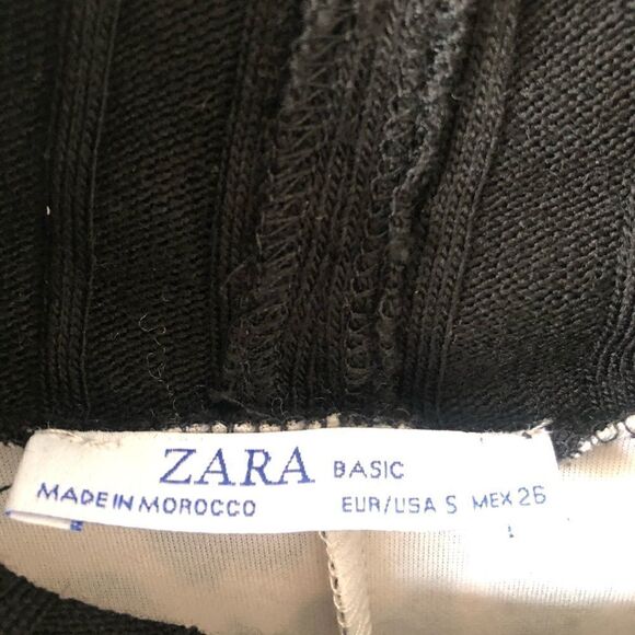 Zara-Animal Print Mock Neck Shift Mini Dress - Picture 8 of 9